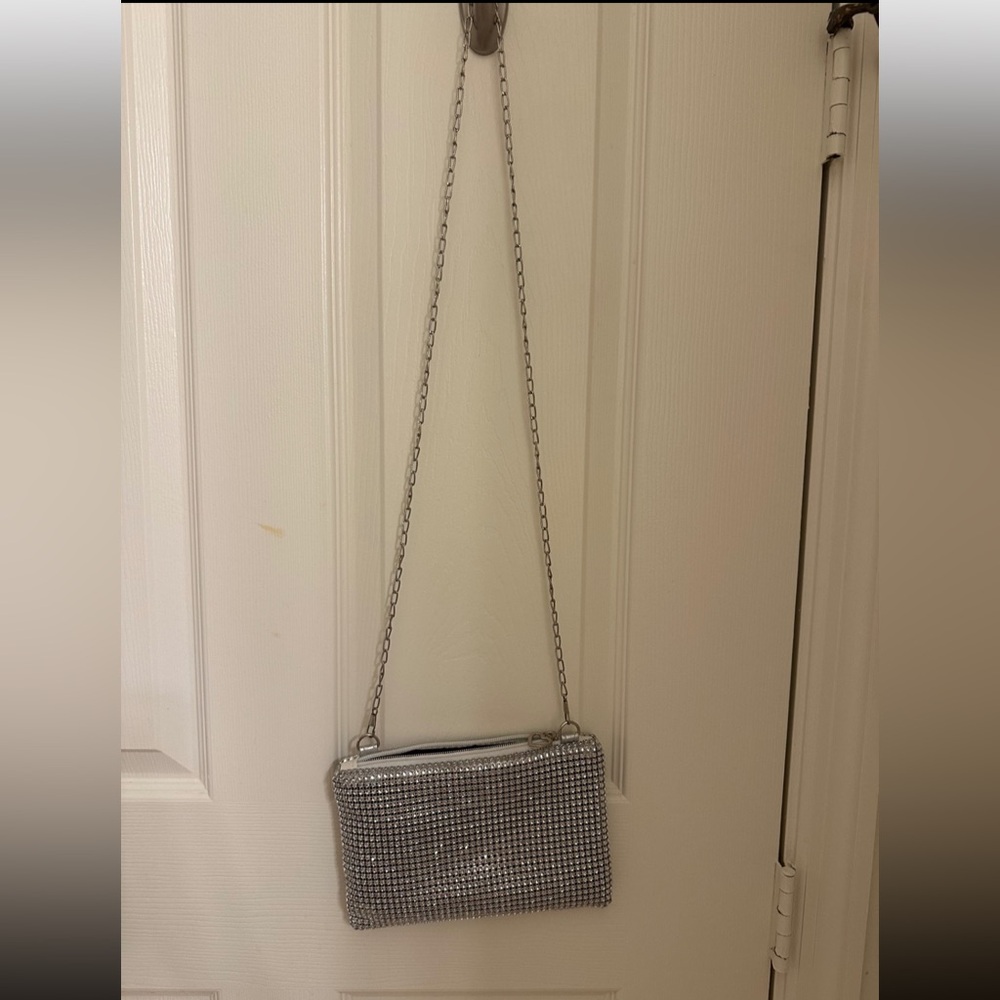 Elegant Silver Chain Bag